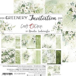 GREENERY INVITATION - 8 x 8